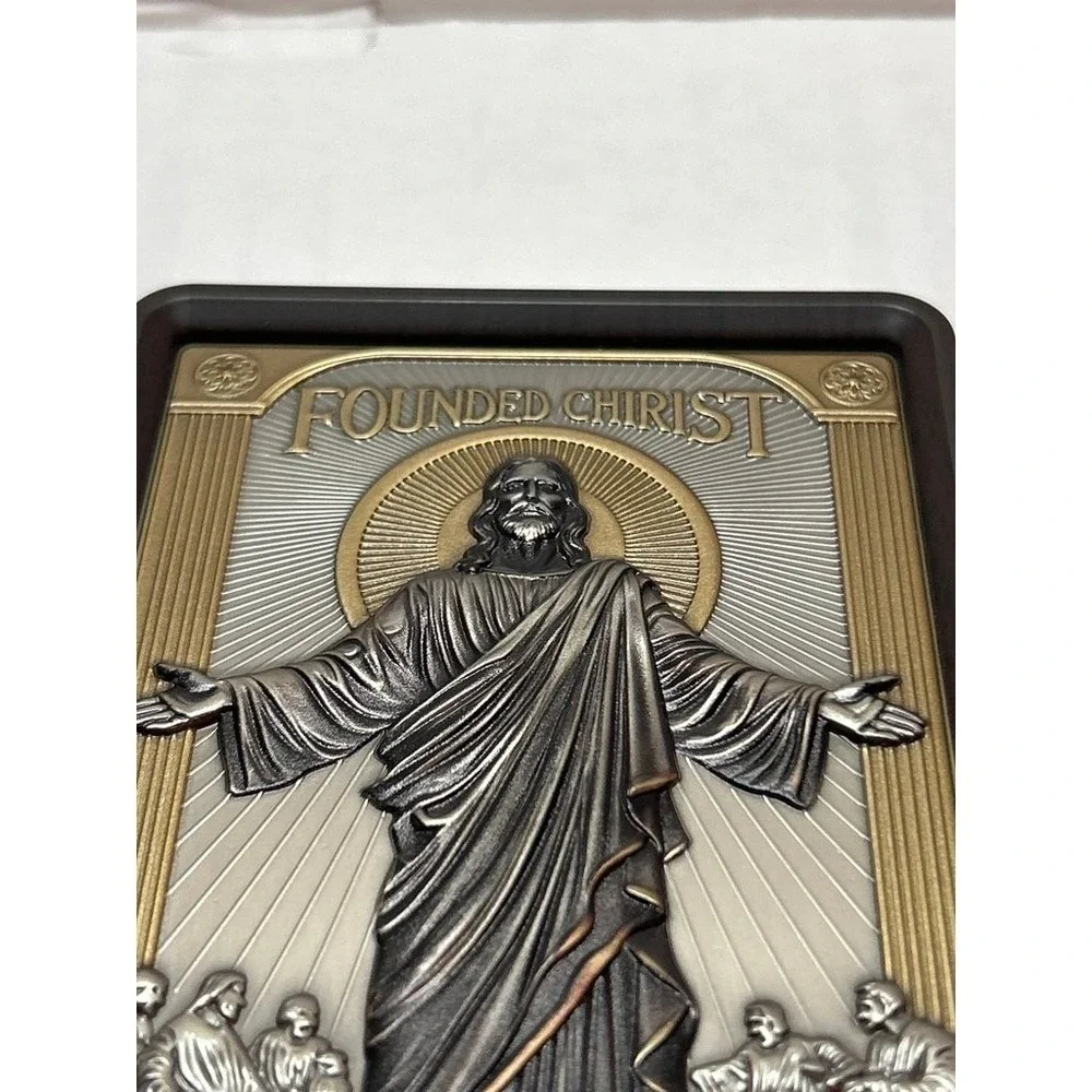 Founded Christ Religious Plaque